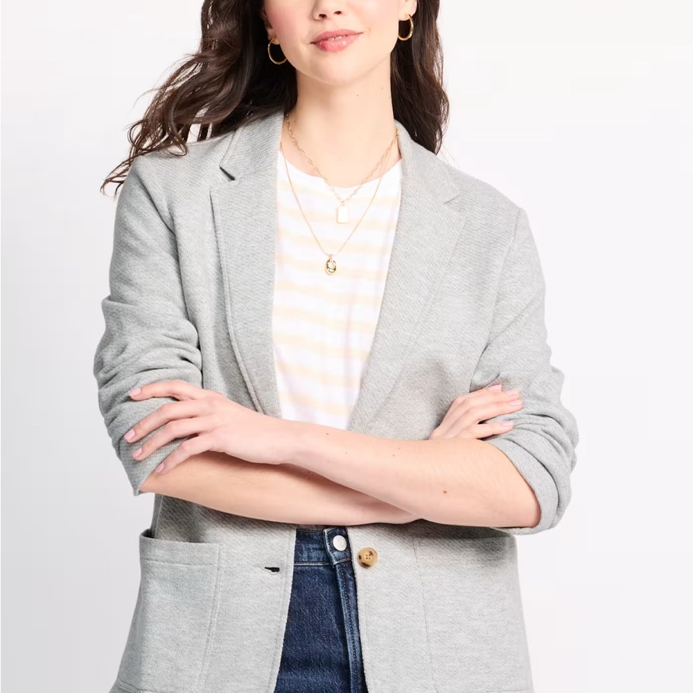 Faherty Gray Blazer